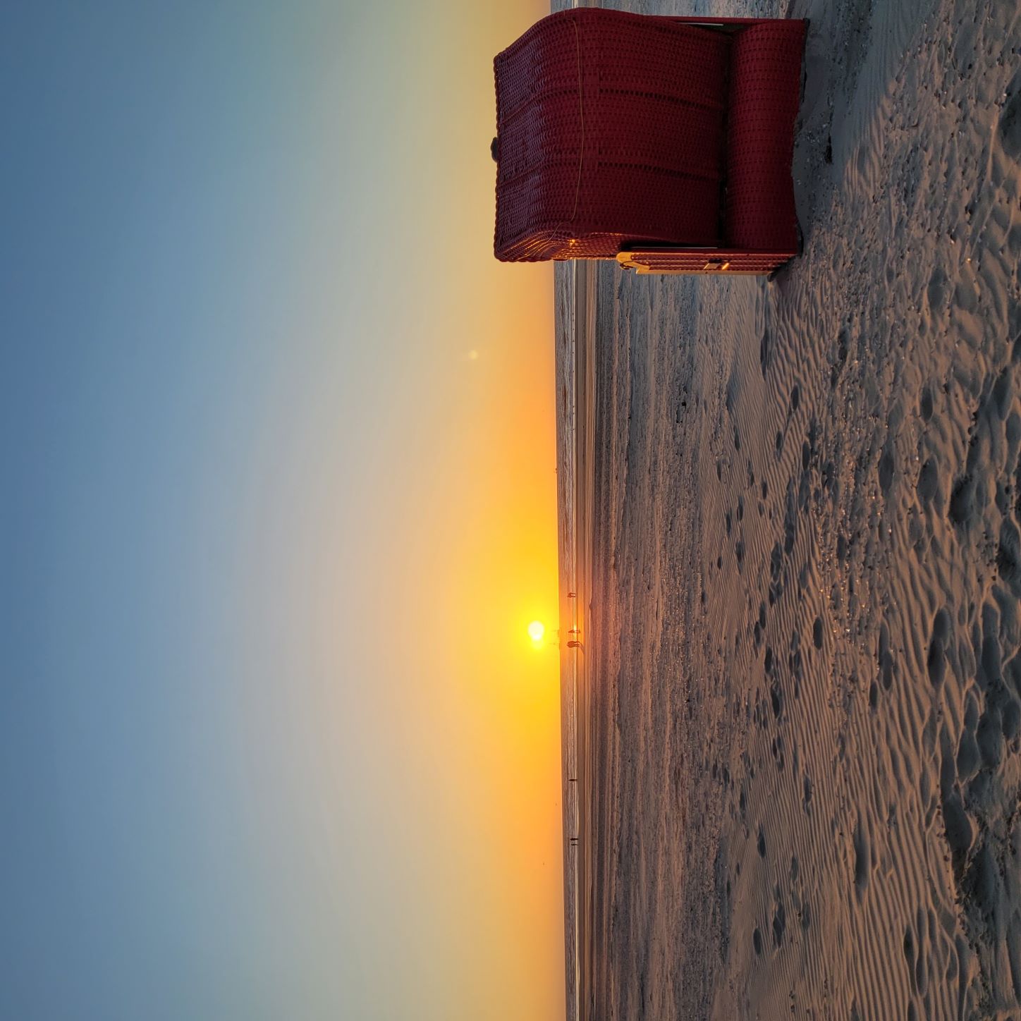 klein Juist mit Strandkorb